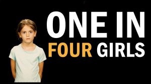 one in four girls